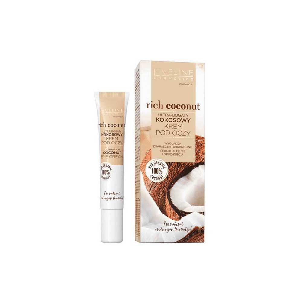 c4c017.jpeg کرم دور چشم ریچ کوکونات نارگیل اولاین eveline rich coconut eye cream - Image 1
