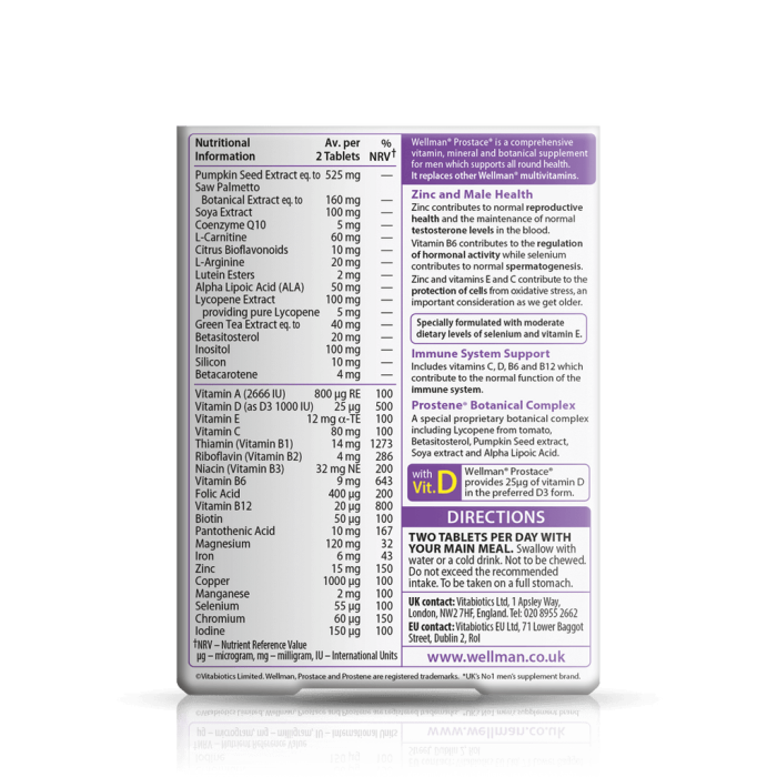 مکمل ول من پروستات برند ویتابیوتیکس - Image 3