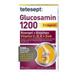 مکمل گلوکوزامین تتسپت غضروف ساز و استحکام استخوان 30عددی tetesept 1200